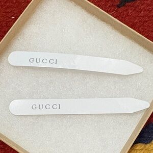 Gucci White Collar Stiffeners